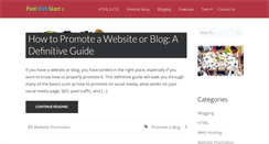 Desktop Screenshot of fastwebstart.com