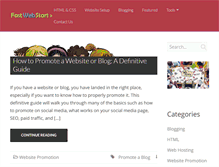 Tablet Screenshot of fastwebstart.com